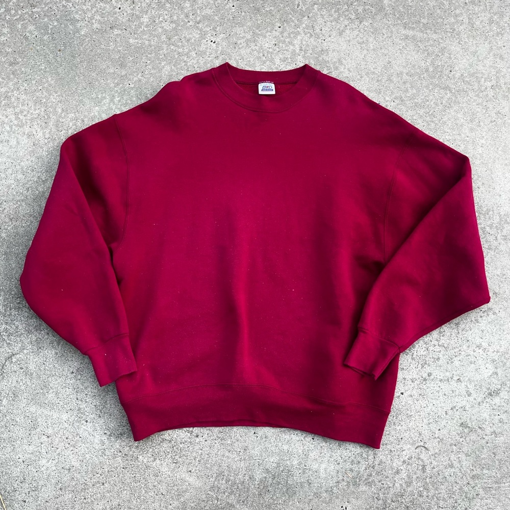 Vintage 1990s Red Crewneck Sweater